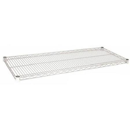 OLYMPIC 14 in x 60 in Chromate Finished Wire Shelf J1460C